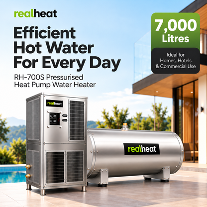 Realheat Heat Pump Water Heater for upto 150 people - RealHeat RH-700S