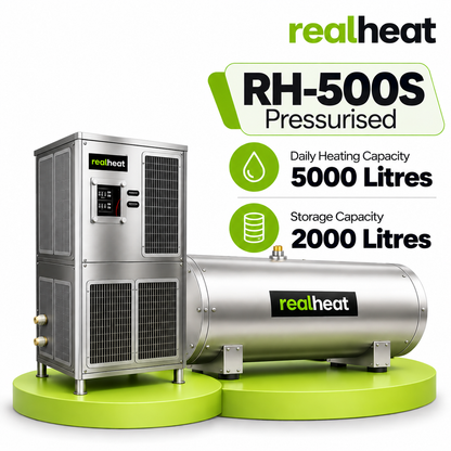 Realheat Heat Pump Water Heater for upto 100 people - RealHeat RH-500S