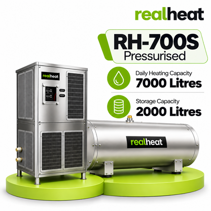 Realheat Heat Pump Water Heater for upto 150 people - RealHeat RH-700S