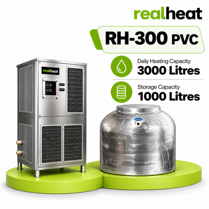 Realheat Heat Pump Water Heater for upto 60 people - RealHeat RH-300S