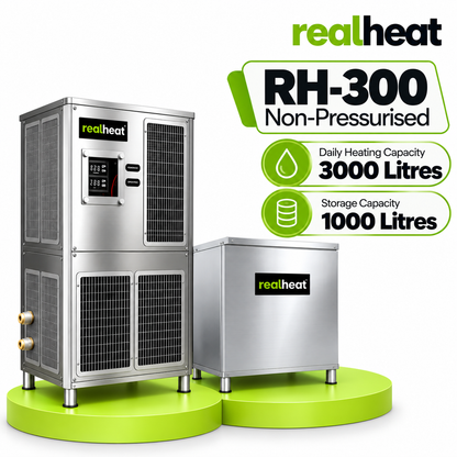 Realheat Heat Pump Water Heater for upto 60 people - RealHeat RH-300S