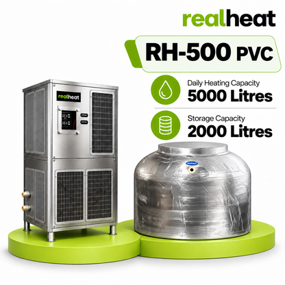 Realheat Heat Pump Water Heater for upto 100 people - RealHeat RH-500S