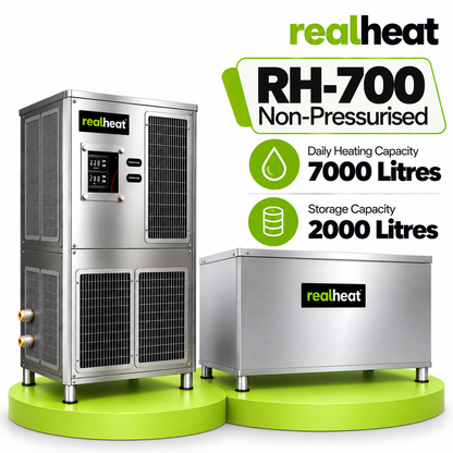 Realheat Heat Pump Water Heater for upto 150 people - RealHeat RH-700S